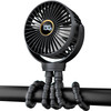 BUYWOO PORTABLE STROLLER FAN SMALL BATTERY - BLACK