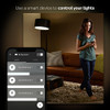 Philips 453100 Hue White A19 2-Pack 60W Equivalent Dimmable LED Smart Bulb