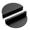 GOLDENWARM 10 PACK CABINET HANDLES FINGER PULLS - BLACK