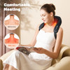 KNOZE NECK MASSAGER WITH HEAT CORDLESS DEEP TISSUE 4D EXPERT KNEADING - BLACK