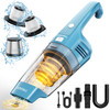 TROIZO HANDHELD VACUUM CORDLESS PORTABLE CAR CLEANER 14500PA POWER - BLUE