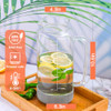 AOFMEE GLASS PITCHER WITH LID 68OZ SILICONE AFGP2LG - GRAY