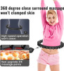 MAICIFI 65INCH 32 KNOTS PLUS SIZE QUIET WEIGHTED HULA INFINITY FITNESS - BLACK