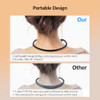 FANSITC 2 LED NECK READING LIGHTS, BOOK LIGHT READING IN BED 2 PACK - BLACK