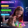 NIUFUNMAL RECHARGEABLE GAME CUBE 15-IN-1 FUN BRAIN MEMORY GAMES (BLACK)