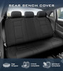 Premium Poly Car Seat Covers Full Set with 50% Thicker Filler, Waterproof