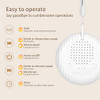 ANYPLUS WHITE NOISE SOUND MACHINE PORTABLE 10 SOOTHING SOUNDS 10 SOUNDS - WHITE
