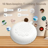 ANYPLUS WHITE NOISE SOUND MACHINE PORTABLE 10 SOOTHING SOUNDS 10 SOUNDS - WHITE