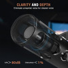 FIFINE XLR DYNAMIC MICROPHONE PODCAST STREAMING USB XLR STUDIO TANK3 - BLACK