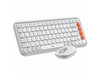 Logitech POP ICON COMBO, Bluetooth keyboard and mouse combo, comfortable typing,