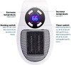 GIVEBEST PROGRAMMABLE SPACE HEATER LED DISPLAY WALL OUTLET ELECTRIC HEATER