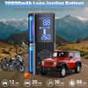 KEPEAK TIRE INFLATOR PORTABLE AIR COMPRESSOR 20000MAH LCD DUAL DISPLAY - BLACK KEPEAK TIRE INFLATOR PORTABLE AIR COMPRESSOR 20000MAH LCD DUAL DISPLAY - BLACK