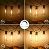 BRIGHTOWN 3 Color 1 LED Outdoor String Lights Remote 100FT CMPC-O50XA - Black