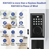 NATSUKAGE ELECTRONIC KEYPAD DEADBOLT MATTE BLACK A-SJ03017