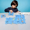 WISMIKA PUZZLE TRACK EDUCATIONAL PLAY SET-PLASTIC BATTERY OPERATED (SPACE)