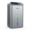 Dehumidifier, 85 OZ Water Tank, (800 sq.ft) with Colors LED Light - Gray