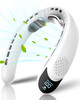 ASNUG BLADELESS NECK FAN 4000 mAh Battery Operated Portable 3 Speeds - WHITE