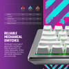 Cooler Master CK721 65% Hybrid Wireless 2.4GHz/Bluetooth CK-721-SKTL1-US - White