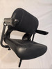 SUPERHANDY UPGRADED FULLY PADDED FAUX LEATHER CUSHIONED SEAT - BLACK