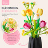 Flowers Bouquet Building Set with Tulips Daisies Artificial Flower with Vase New