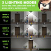 ORNNUT Solar Lights Outdoor 4 Pack, Ultra Bright 134LED, IP65 Waterproof