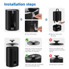 COOLFIQU 6L HUMIDIFIERS BEDROOM LARGE ROOM HOME, WARM & CO - BLACK