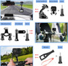 HONGDAK - ACTION CAMERA ACCESSORIES KIT FOR GOPRO HERO 12 11 10 9 - BLACK