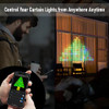 AOYCOCR 400 LEDS SMART WIFI CURTAIN LIGHTS, 6.6FT X 6.6FT - MULTICOLOR