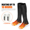 BALHVIT HEATED SOCKS RECHARGEABLE ELECTRIC SOCKS BLACK STWZ01