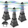IMMERRITY FLY FANS FOR TABLES 3 PCS FOLDABLE FOR OUTDOOR TABLES FLY AWAY - BLACK