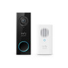 Eufy Security Wi-Fi Video Doorbell HD 1080p 16-24 VAC, 30 VA - Black/White