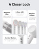 LAIFEN HAIR DRYER SE, 105,000 RPM BRUSHLESS MOTOR 1400W (HAIRDRYER ONLY) - WHITE