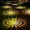 Sunow 8 Ping Heads LED Solar Light Landscape Decorative Dusk Dawn - Warm White
