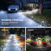 SOLPEX Solar Lights for Outside, Solar Outdoor Path Lights, 8 Pack Cold White