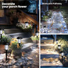 SOLPEX Solar Lights for Outside, Solar Outdoor Path Lights, 8 Pack Cold White