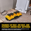 DEWALT 20V MAX CHARGER 4-PORT RAPID CHARGE DCB104 - BLACK/YELLOW