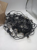 Brightown 100 FT G40 Bulbs Outdoor String Lights Hanging No Remote - Black