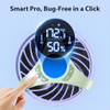CreateFun Fruit Fly Traps for Indoors, Indoor Fly Trap with UV Bug Light (Green)