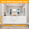 Mom's Choice Awards Winner WOMHOM 100 Inch Extra Wide Retractable Baby Gates