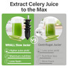 WHALL MASTICATING SLOW JUICER PROFESSIONAL STAINLESS JUICER MACHINES BLACK