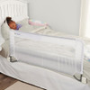 REGALO SWING DOWN BED RAIL GUARD 43" REINFORCED ANCHOR SAFETY SYSTEM WHITE
