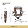 ARROWHEAD OUTDOOR 360 DEGREES SWIVEL HUNTING CHAIR W/ ARMRESTS CAMO - Camo