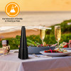 Fly Fans for Tables, Fly Fan Indoor Outdoor with Holographic Blades, Batteries