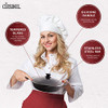 CUISINEL Glass Lid 12" C-303 - Compatible Lodge - Tempered Replacement - BLACK