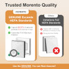 MORENTO 2 Pack HY4866 Genuine Air Purifier Replacement Filter