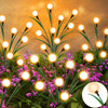 ONTROAD SOLAR GARDEN LIGHTS, LED SOLAR FIREFLYLIGHTS, 2 PACK, WARM WHITE