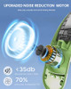 ASNUG BLADELESS NECK FAN 4 TURBO NECK FAN 4000 MAH BATTERY OPERATED - Green