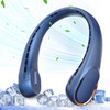 ASNUG Neck Fan USB Rechargeable Personal 4000 mAh Battery Operated - Blue