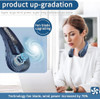 ASNUG Neck Fan USB Rechargeable Personal 4000 mAh Battery Operated - Blue