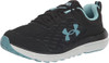 UNDER ARMOUR Women's CHARGED ASSERT 10 Running Shoe BLACK/BLUE SIZE 10.5